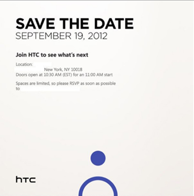 HTC to hold press event on Sep 19, may announce Windows Phone 8 devices