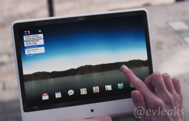 Upcoming HTC tablet leaked, sports unusual design