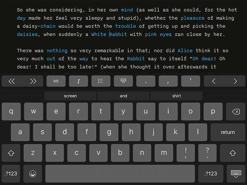 free writing apps for mac