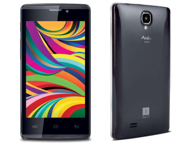 iBall Andi4P IPS Gem Launched; Andi4 Arc Listed on Company Site