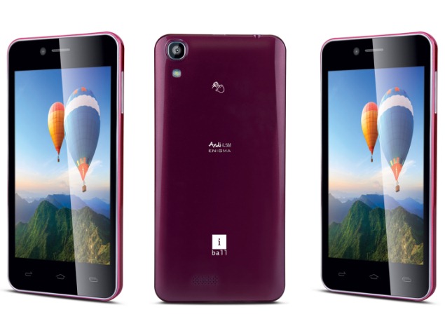 iBall Andi 4.5M Enigma With 8-Megapixel Front Camera Launched at Rs. 8,499