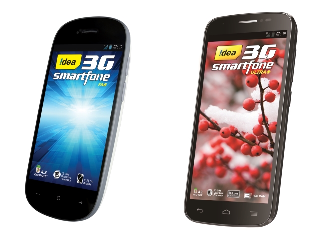 Idea Fab and Ultra+ Dual-SIM Android Smartphones Launched in India