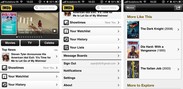 Share What You Are Watching To Twitter Facebook With New Imdb App