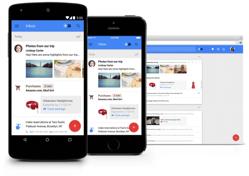 Google's Inbox by Gmail 'Smart Reply' Lets AI Reply to Your Emails