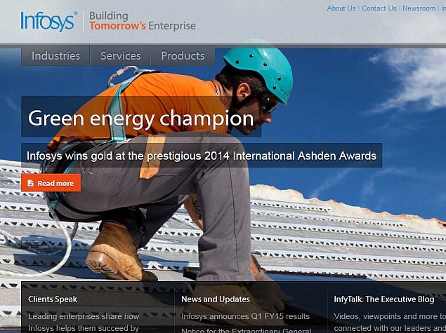 Infosys Profit Rises 21 Percent on New Deals With US Clients