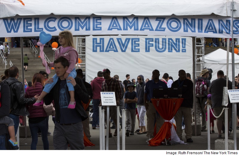 Amazon's Bruising, Thrilling Workplace