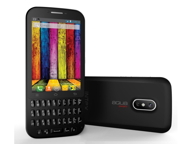 Intex Aqua Qwerty touch-and-type 3G smartphone launched at Rs. 4,990