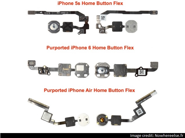 Alleged iPhone 6 Home Button and Sensor Flex Cables Spotted 