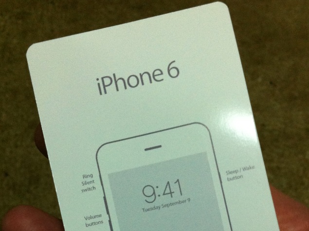 Leaked iPhone 6 Quick Start Guide Tips Design, September 9 Launch: Report