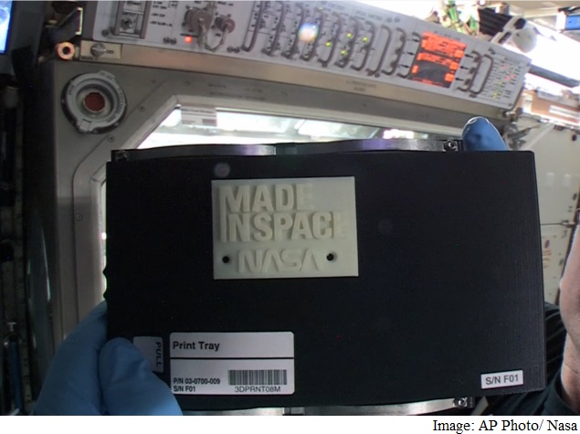 International Space Station's 3D Printer Pops Out First Creation