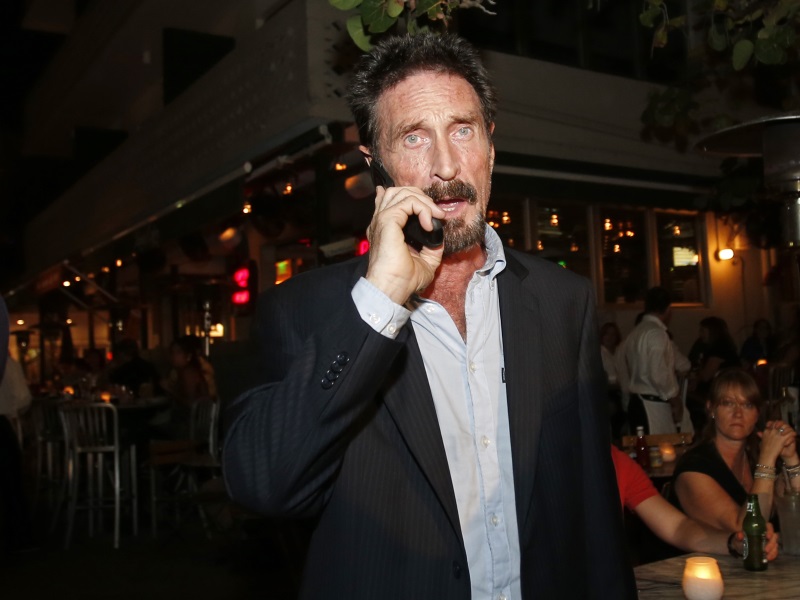 John McAfee, Cyber-Security Pioneer, Says His Twitter Account Was Hacked