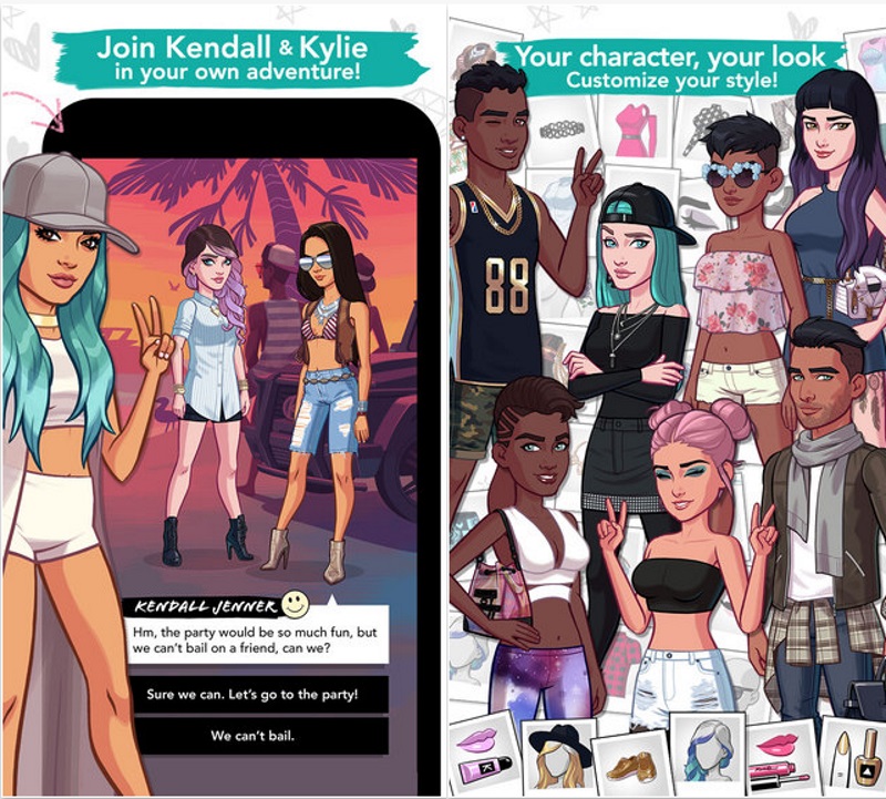 Kendall and Kylie Jenner Mobile Game Debuts at No. 1