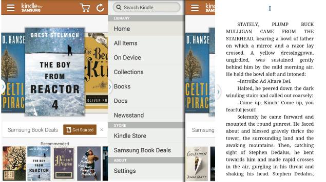 Samsung and Amazon partner for 'Kindle for Samsung' ebook service