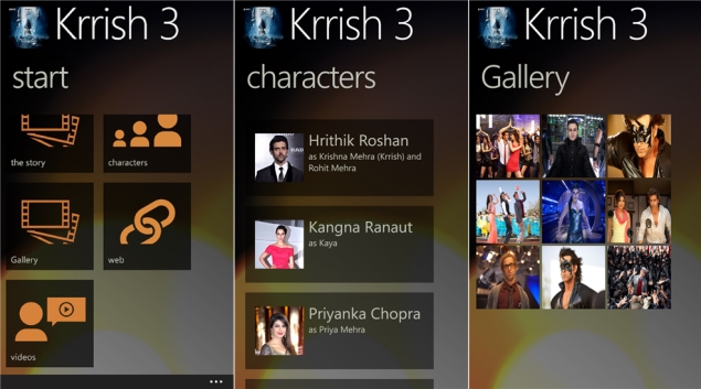 Krrish 3 game announced for Windows smartphones, tablets and PCs
