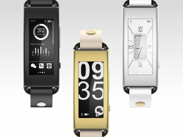 Lenovo Vibe Band VB10 With Curved E-Ink Display Launched at CES 2015