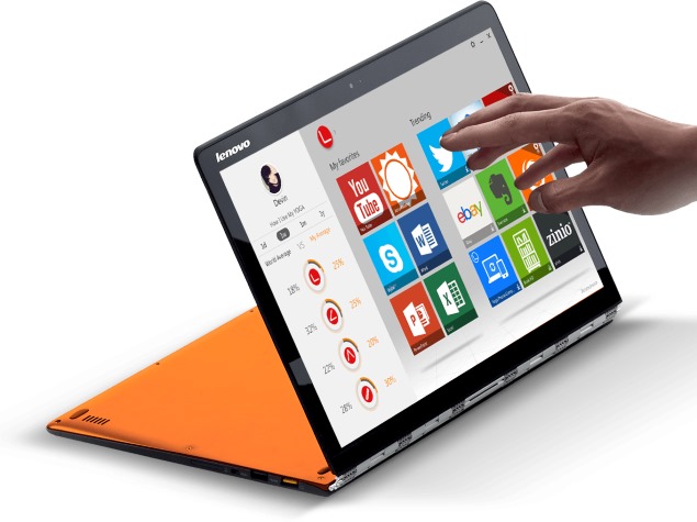 Lenovo Yoga 3 Pro Laptop and Tab 2 A7-30 Tablet Launched in India