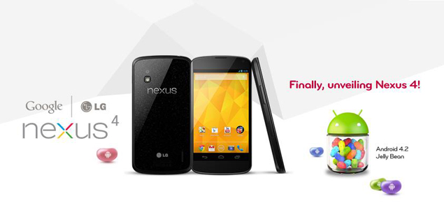 Google Nexus 4 sold out within an hour at US Google Play store