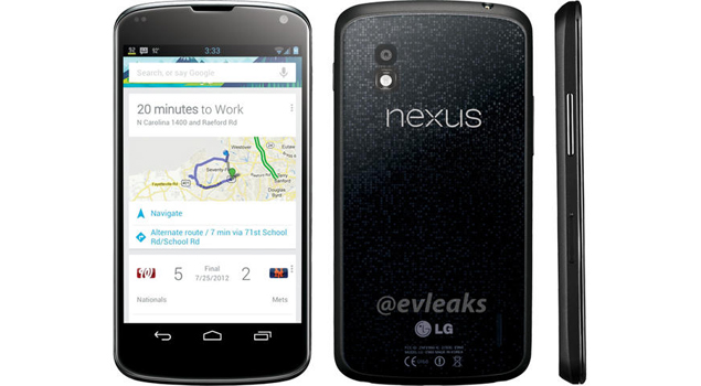 LG Nexus 4 press shot leaks with Nexus branding at the back