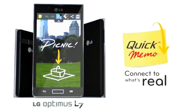 LG announces QuickMemo for Optimus L-series