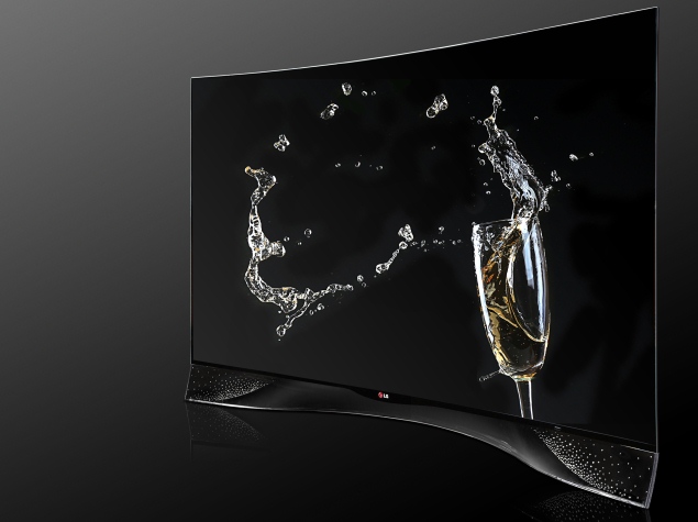 LG Unveils Curved OLED TV Encrusted With Swarovski Crystals