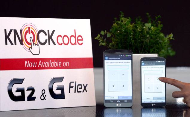 LG bringing Knock Code feature to G2 and G Flex in April