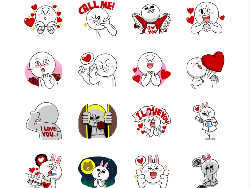 Download Kumpulan Koleksi Gambar Emoticon Line Keren 