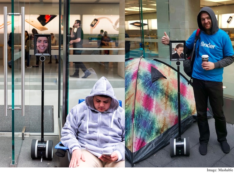 iPhone 6s Queues Start Early, and This Year's Star Is a Robot