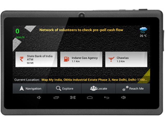 MapmyIndia Buzz Android Navigation Tablet Launched at Rs. 17,990