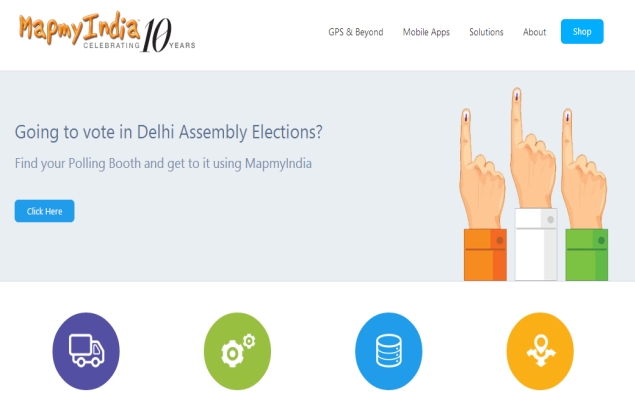 Delhi Elections 2015: MapmyIndia Launches Polling Booth Locator