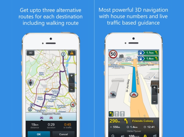 MapmyIndia 'NaviMaps' Navigation App for iOS Now Available for Download