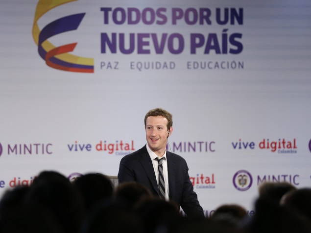 Facebook CEO Launches Free Internet Project in Colombia; Holds Public Q&A