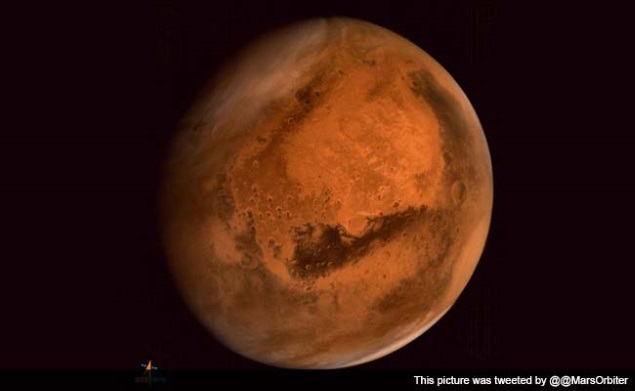Isro's Mars Orbiter Beams Back Image of Dust Storm Activities
