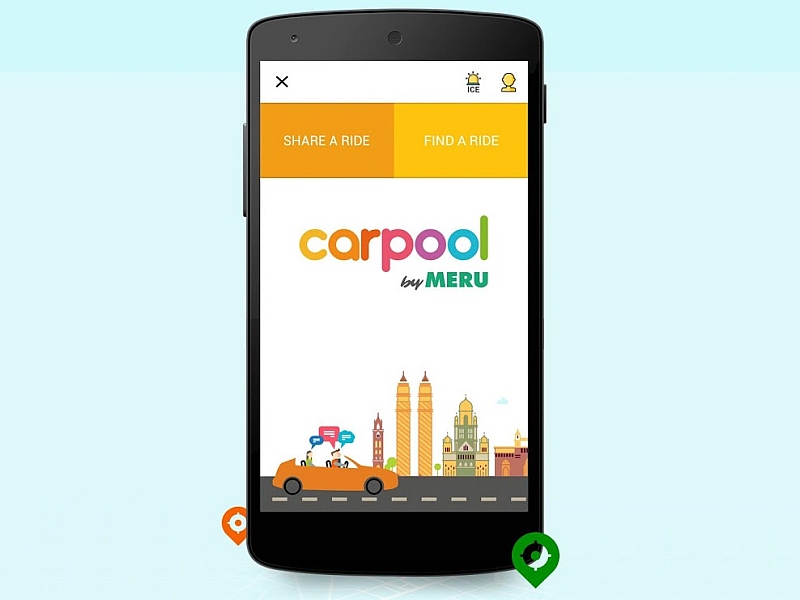 Meru Launches App-Based 'CarPool' Service