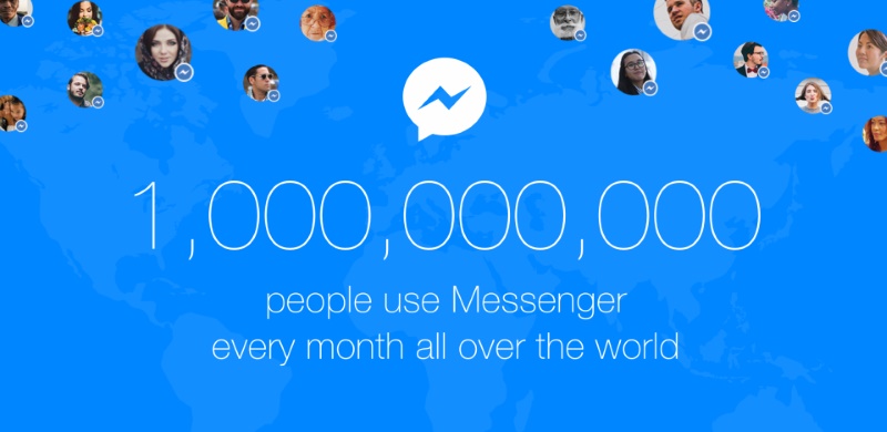 Facebook Messenger Hits 1 Billion Monthly Active Users