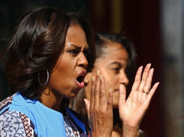 Michelle Obama speaks of Internet freedom to Chinese students