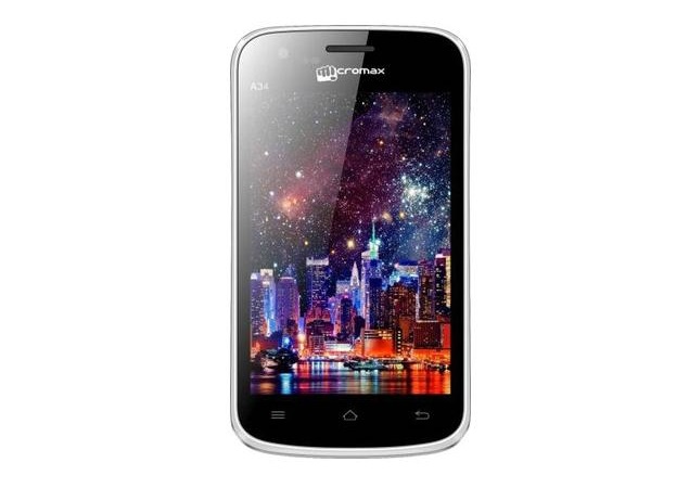 Micromax A34 with Android 2.3 now available for Rs. 4,399