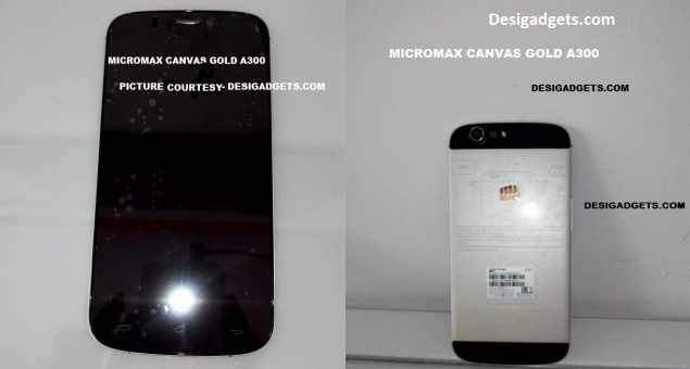 Micromax Canvas Gold (A300) With 2GHz Octa-Core SoC and KitKat Leaked