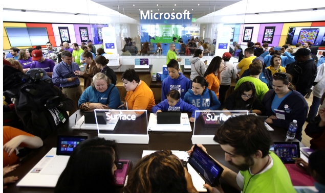 Microsoft posts strong quarterly profits, Ballmer credits devices and services