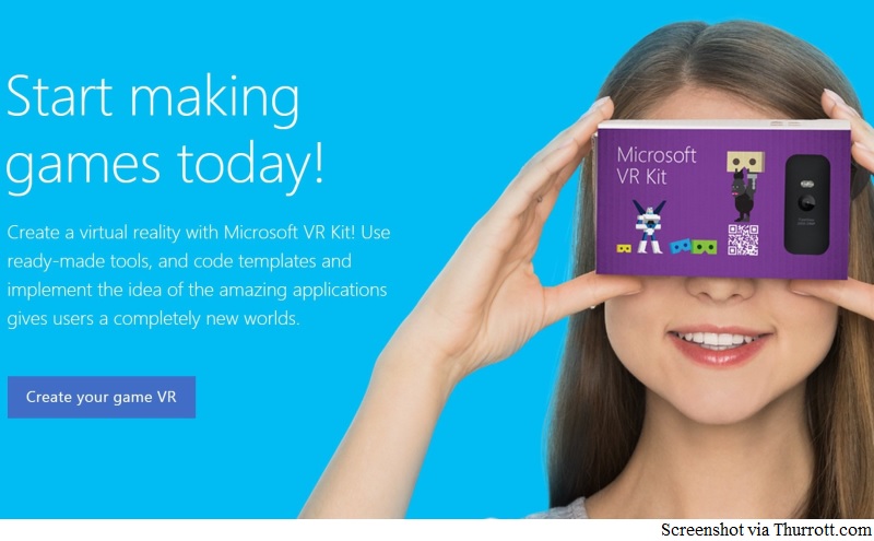Microsoft VR Kit a Google Cardboard-Like Virtual Reality Headset: Report