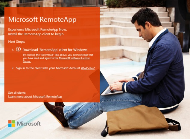 Microsoft Previews Azure RemoteApp Windows-as-a-Service Offering