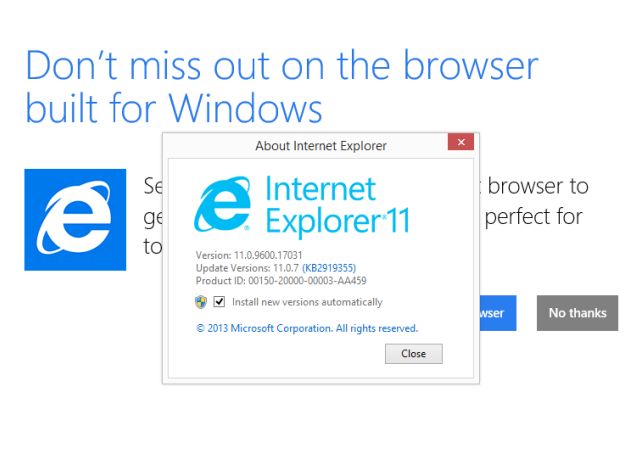 Microsoft to Stop Support for Older Versions of Internet Explorer in 2016