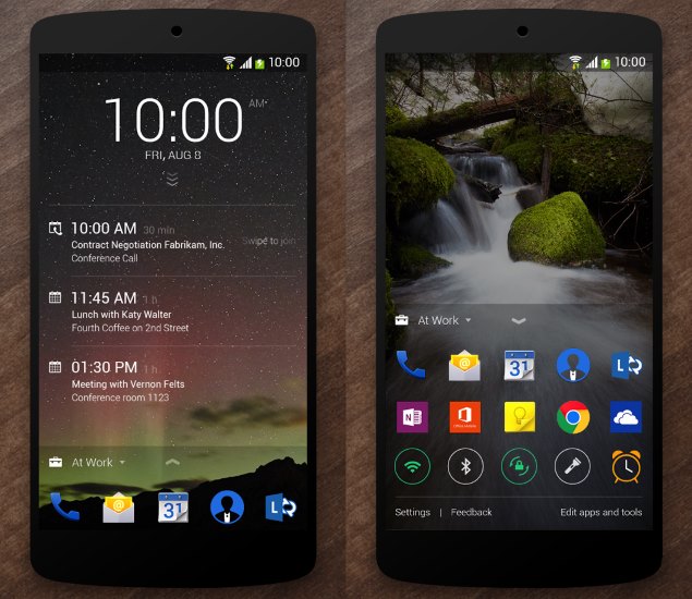 Microsoft Next Lock Screen for Android Gets Quick Glance Notifications, More