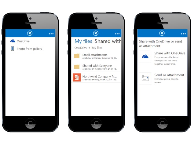 Microsoft Updates OneDrive for iOS; Integrates OWA for Business Users