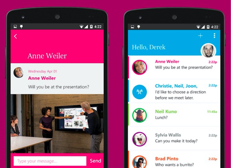 microsoft messenger for android phone