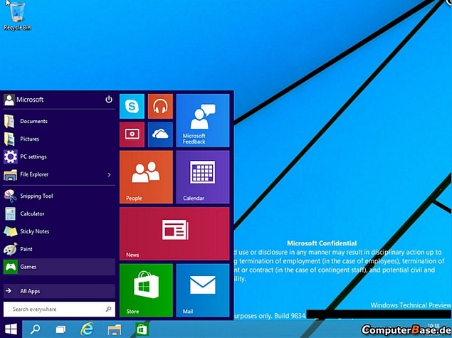 Windows 9 'Threshold' Update Leaked in Purported Screenshots, Video