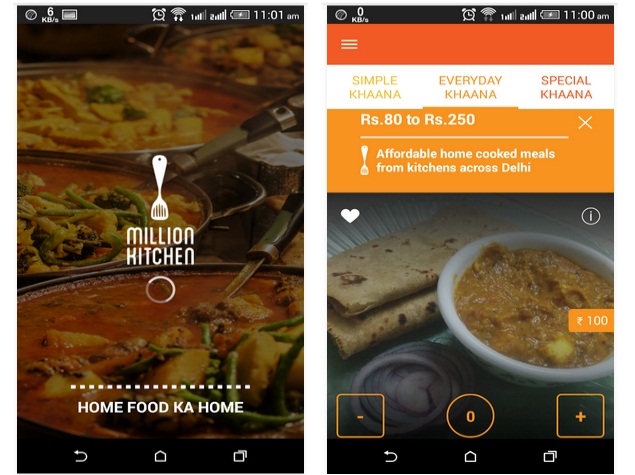 New App 'Million Kitchen' to Deliver Home-Cooked Meals