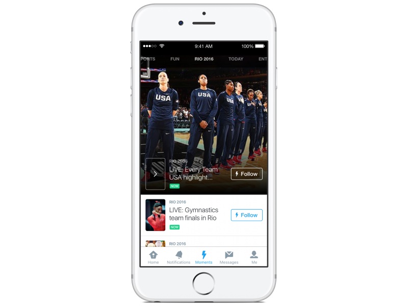 Twitter Revamps Moments Feature for Rio 2016 Olympics