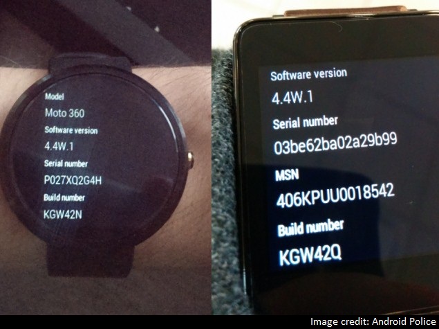 Android Wear 4.4W.1 Update Rolling Out to Gear Live, G Watch, Moto 360: Report