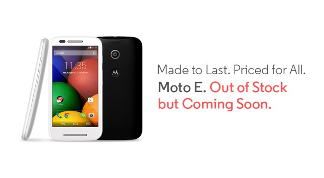 Moto E Goes Out of Stock on Flipkart Within 48 Hours