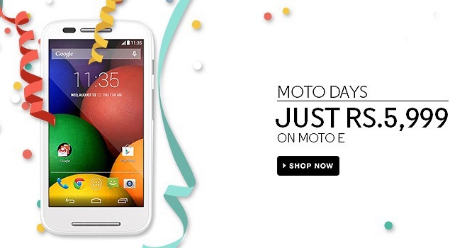 Motorola Slashes Moto E India Price for Limited Period; Unveils New Offers